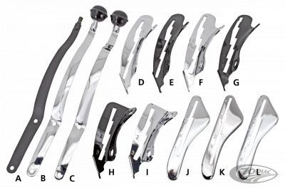 745858 - Samwel Set/2 screws shifter guide white plated