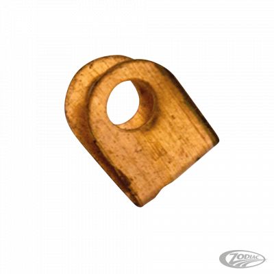 745952 - Samwel Flagterminal #10 for wiring brass, ea