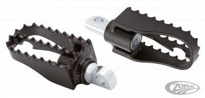 747868 - Burly MX Style Mini Foot Pegs Black