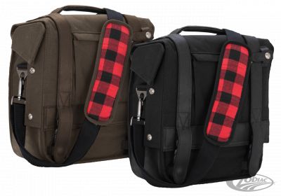 747903 - Burly Voyager Single Saddlebag Dark Oak