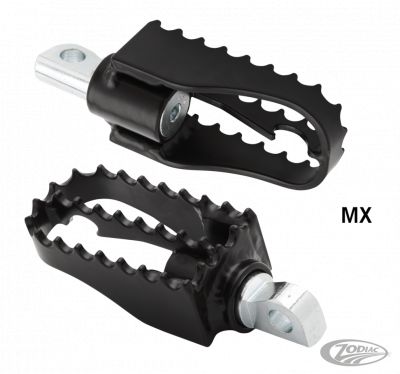 747911 - Burly PA MX Foot Pegs Black ST18-UP