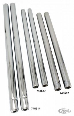 748602 - CUSTOM CYCLE FL49-76 41mm Fork Tubes 24.5"
