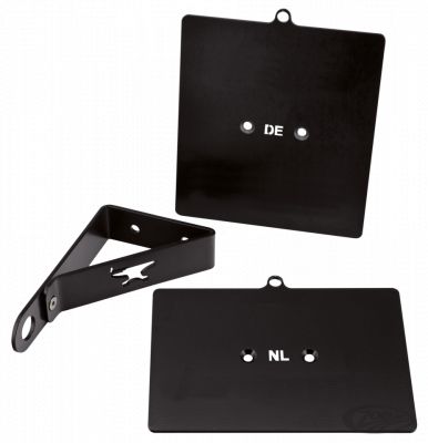 748950 - ODD Blk License plate USA