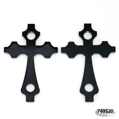 749520 - FORTRESS Gothic Cross 2 2" Tankrisers black