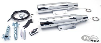 749855 - MCJ Race Slip-Ons FXFBS21-Up Chrome