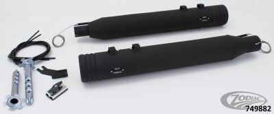 749882 - MCJ 100 Striped End Cap FLH/T21-Up Blk