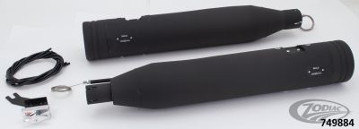 749884 - MCJ 120 Striped End Cap FLH/T21-Up Blk