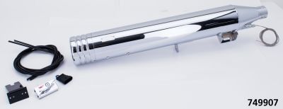 749907 - MCJ 100 Striped End Cap FLD12-16 Chrome