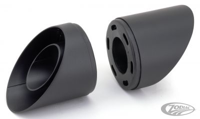 749983 - MCJ End Caps Race 90 Slash Cut Black