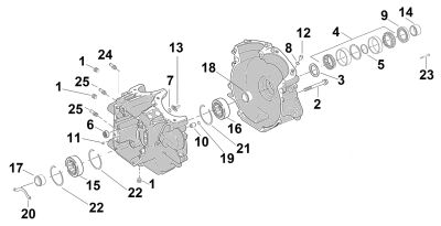 750025 - S&S Piston cooling jet kit TC dual-jet