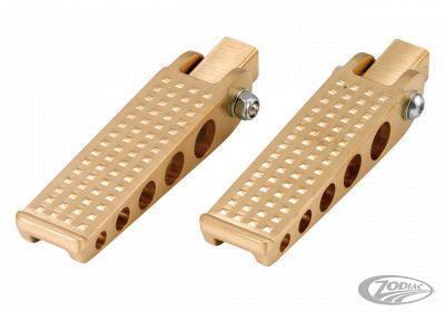 751596 - KUSTOM TECH K-Tech forged satin brass knurled pegs