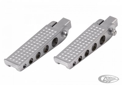 751597 - KUSTOM TECH K-Tech forged satin chrome knurled pegs