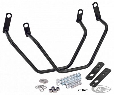 751620 - FEHLING Black Saddle Bag Supports FXDB09-17