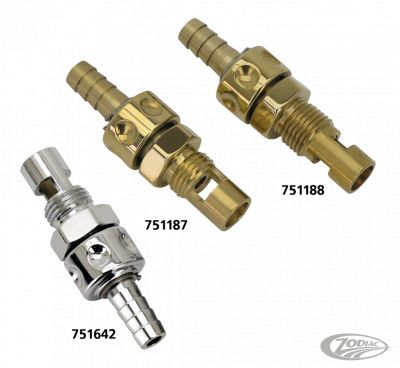 751641 - KUSTOM TECH K-Tech petcock for S&S Super B chrome