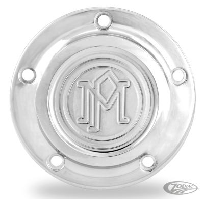 752326 - PM Scallop ignition cover 5-hole Chrome