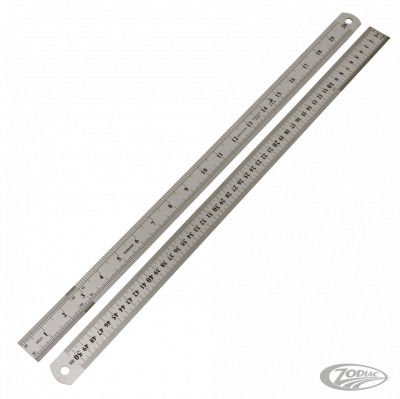 753740 - GZP Stainless Steel ruler 50cm/20inch long
