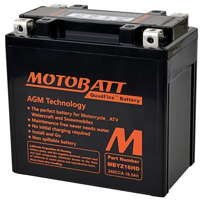 753904 - UN-2800 Motobatt AGM MBYZ16HD