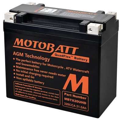 753905 - UN-2800 Motobatt AGM MBTX20UHD
