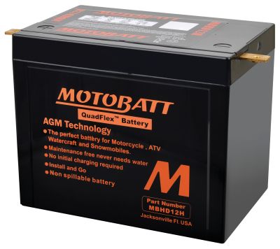 753907 - UN-2800 Motobatt AGM MBHD12H