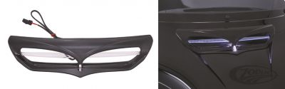 754033 - CIRO 3D Batwing Blk Lighted Intake trim FLH14-UP