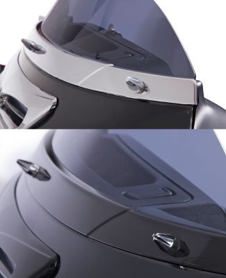 754176 - CIRO 3D Blk Windshield Screw Cap Kit FLH*96-UP