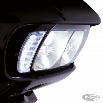 754237 - CIRO 3D Fang Headlight Bezels FLTR15-23 Black