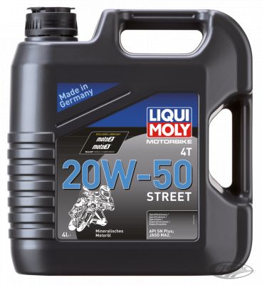 754601 - LIQUI MOLY 4l Motorbike Oil 4T 20W-50 Street