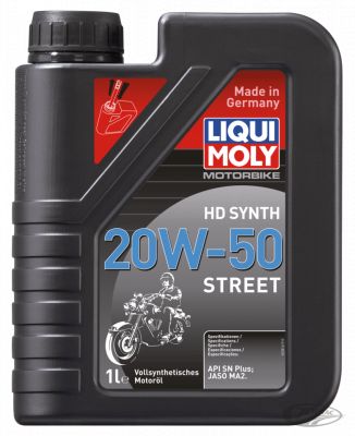 754604 - LIQUI MOLY 1l Motorbike Oil HD Synth 20W-50 Street