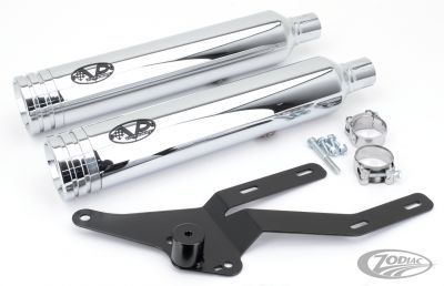 754816 - V-Performance D-Ring Chrome slip-ons FXBB/S-FXLR/S/T