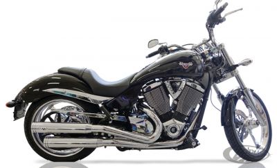 754854 - V-Performance Twin Chr mfflr set D. 80mm D.Ring Cap Vi