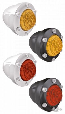 756756 - RSD TURN SIGNALS REAR TRACKER RED Blk