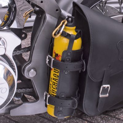 757024 - Texas Leather 5.5l Softail bag w/Bidon Chuchaqui 84-Up