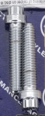 757220 - PM Adapter to fork bolt kit Chrome