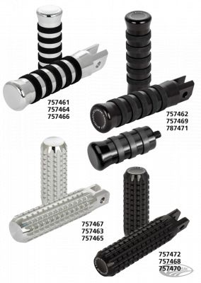 757462 - Rick's FWD ctrl O-ring pegs black ST18-UP