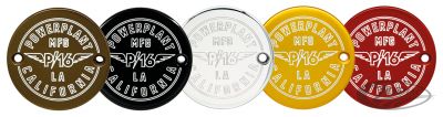 757734 - P16 - Powerplant Motorcycle Co. P16 POINTS COVER - EVO/SHOVEL blk