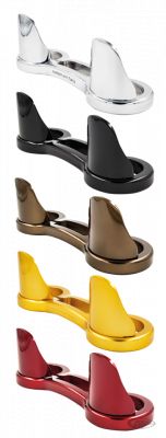 757770 - P16 - Powerplant Motorcycle Co. P16 49mm FORK BRACE W/ DUST GUARDS Red...