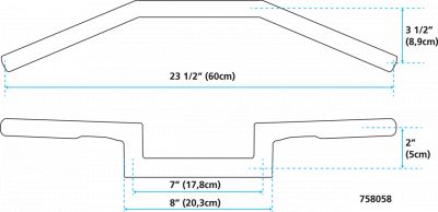 758058 - Zodiac Custom Products ZCP Flat Z - CHROME DIMPLED