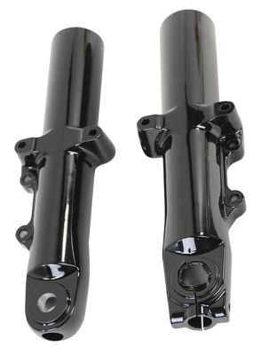 758721 - V-Twin 49mm Lower Fork Sliders Chr FLH/T14-Up