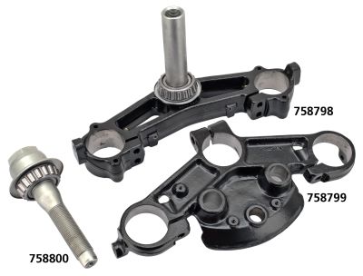 758798 - V-Twin 49mm Lower Fork Stem Blk FLH/T14-Up