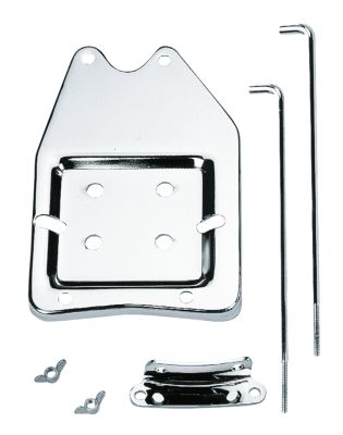 758832 - V-Twin Bottom Plate 6V Battery Chrome