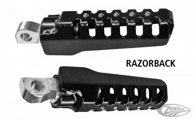 759992 - Burly Razorback pegs black powder coated