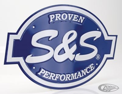 760586 - S&S Embossed Logo, metal 16.5