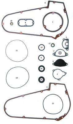 761383 - COMETIC 5pck derby cover gasket BT70-84