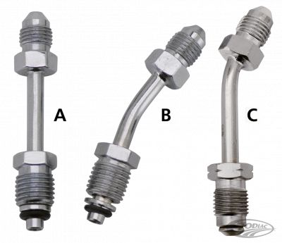 761579 - GOODRIDGE Chrome clutch line adaptor 14-16 & SE