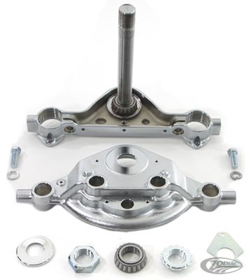 763109 - V-Twin Triple tree set 41mm FLH/T09-13 polished