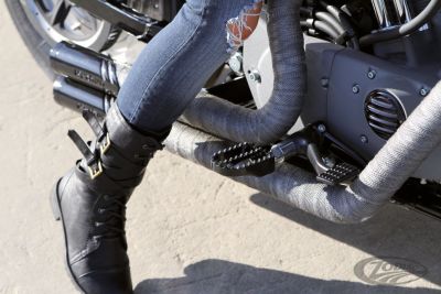 763667 - Burly Full Size MX Style Foot Pegs Black