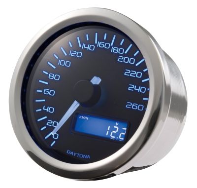 769408 - DAYTONA Velona 60mm Speedo 260KM/H Polished