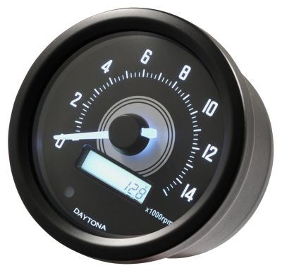 769410 - DAYTONA Velona 60mm Tacho 15.000RPM Black A