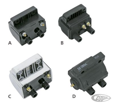 770039 - Walker Products WP Ignition Coil 5.0 Ohm HD65-79