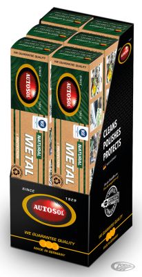 770302 - 6pck Autosol Metal Polish Natural 75ml